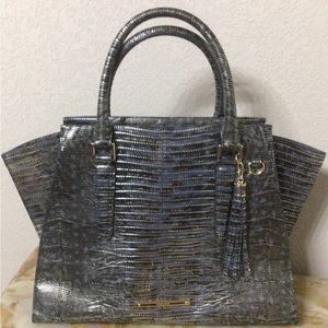 Brahmin Leather Priscilla Satchel